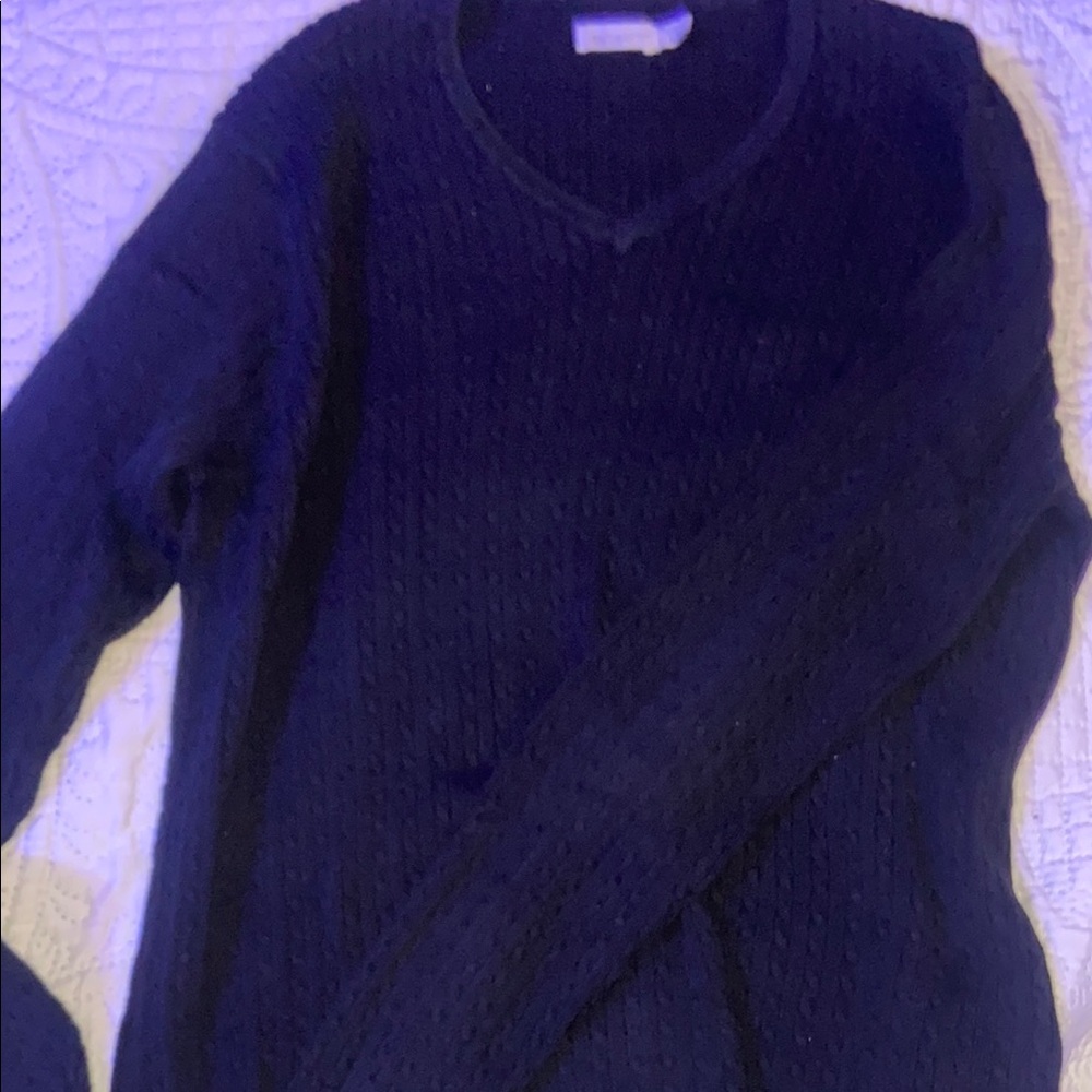 Ashworth Women's Crew Neck Sweater - Navy